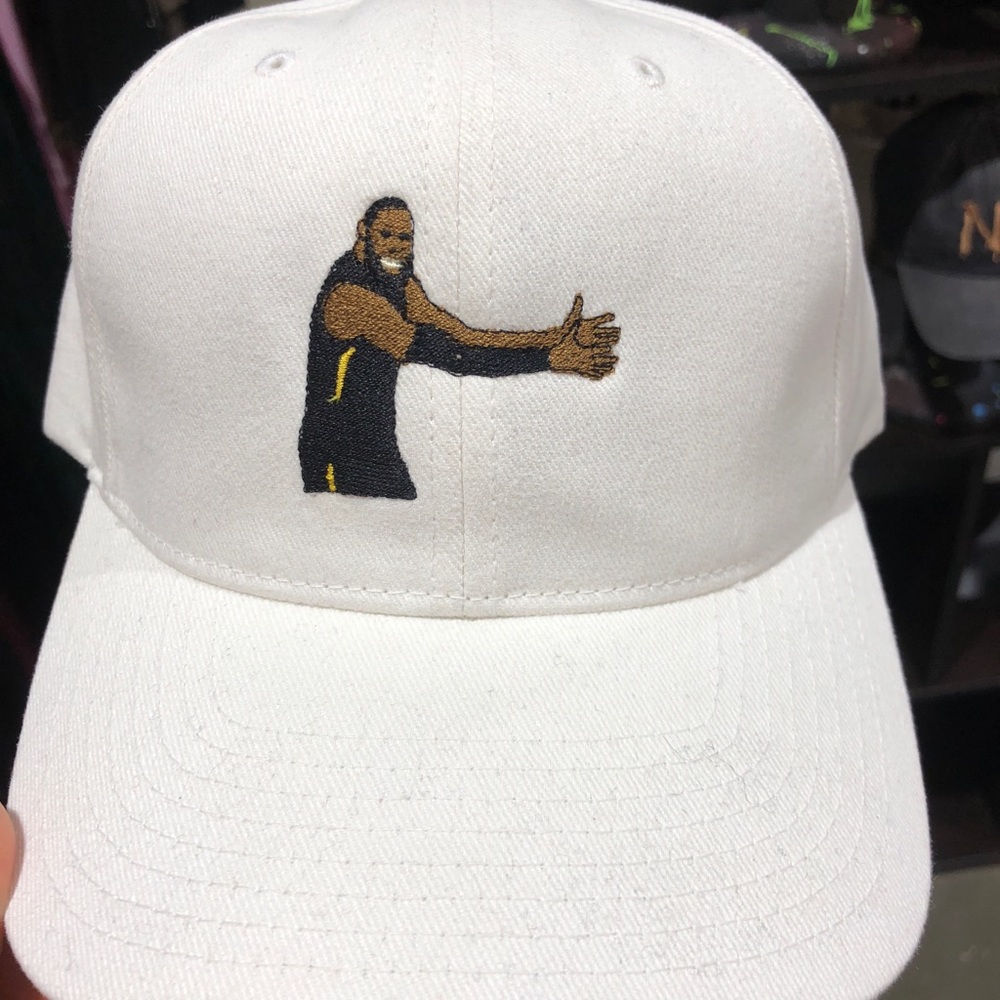 White Lebron Hat